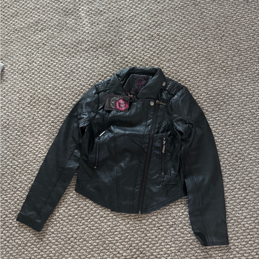 Dollhouse Black Faux Leather Outerwear